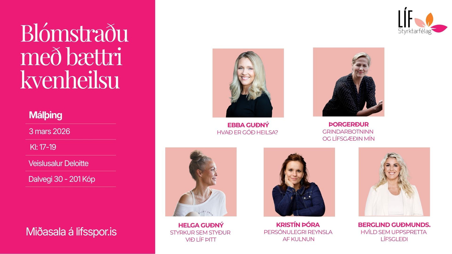 Málþing Líf - 3. mars 2026 kl:17-19
